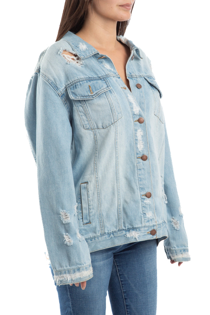 Chaqueta Risen azul, vista posterior – ClosetRehab