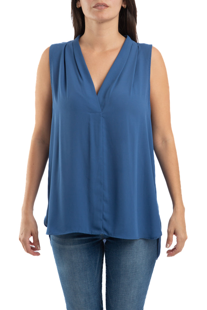 Blusa Vince Camuto azul, vista frontal – ClosetRehab