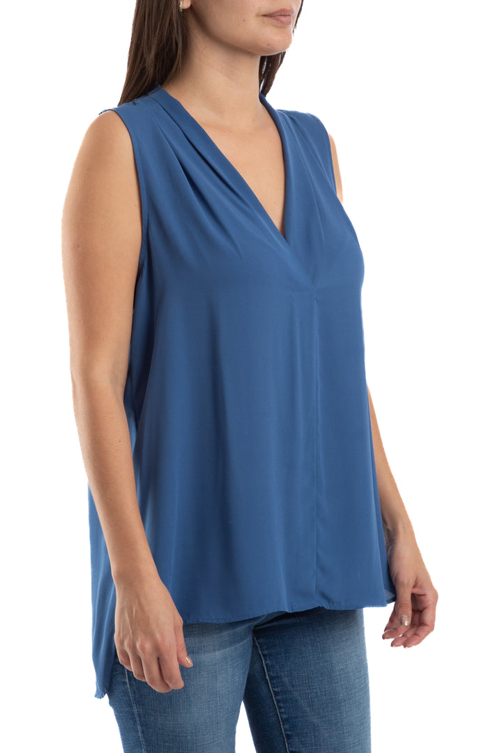 Blusa Vince Camuto azul, vista posterior – ClosetRehab