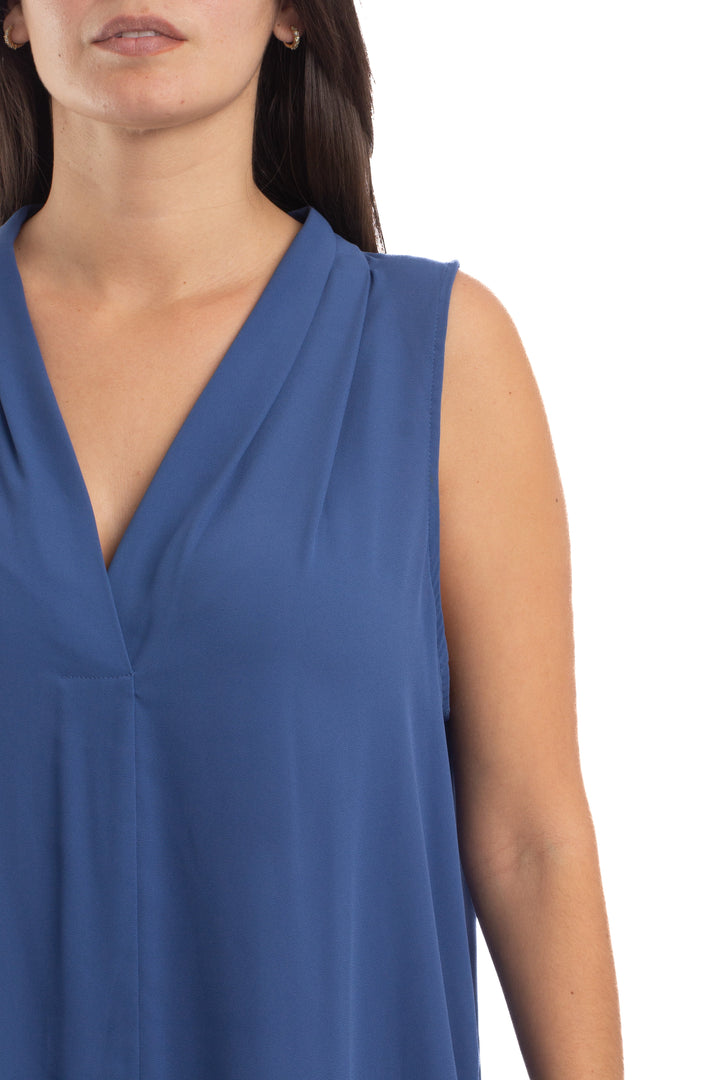 Blusa Vince Camuto azul, detalle – ClosetRehab