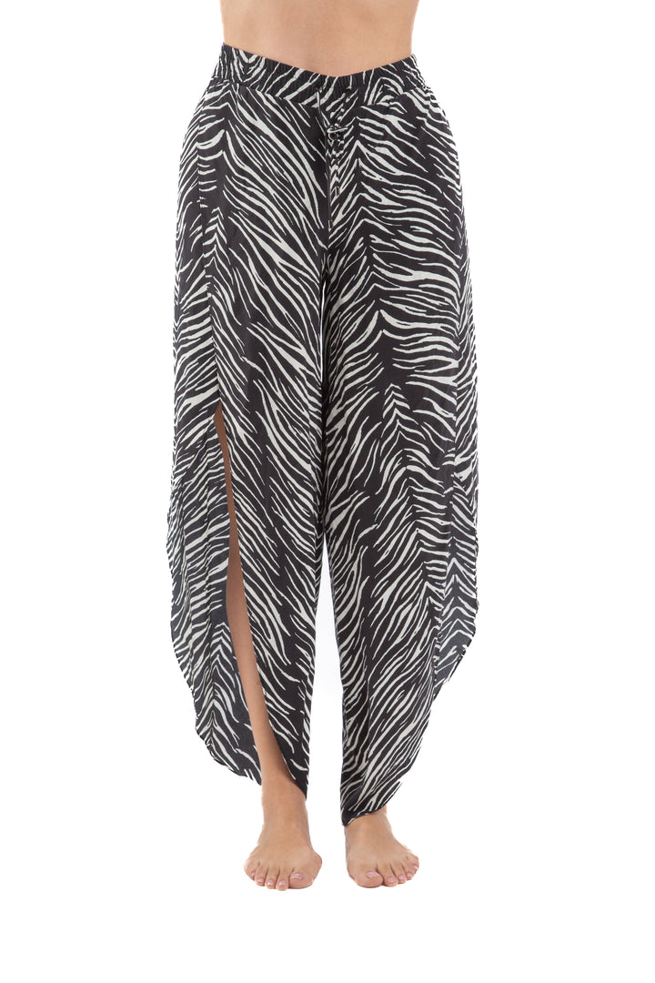 Pantalón Haute Hippie estampado, vista frontal – ClosetRehab