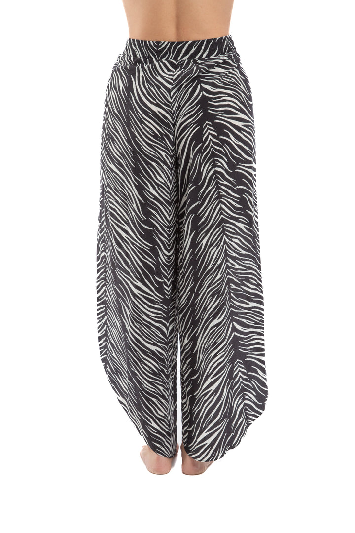 Pantalón Haute Hippie estampado, vista lateral – ClosetRehab