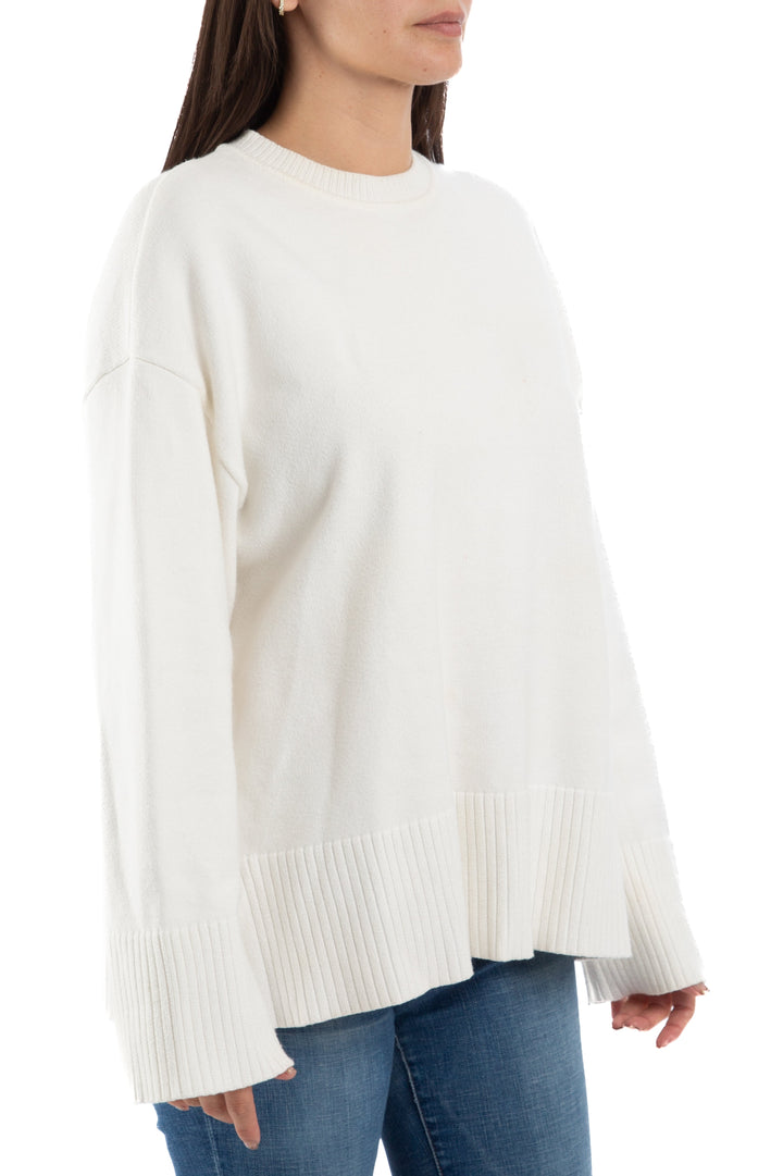 Suéter Zara blanco, vista posterior – ClosetRehab