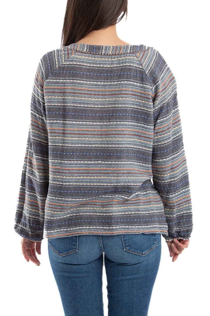 Blusa Ralph Lauren estampado, vista lateral – ClosetRehab
