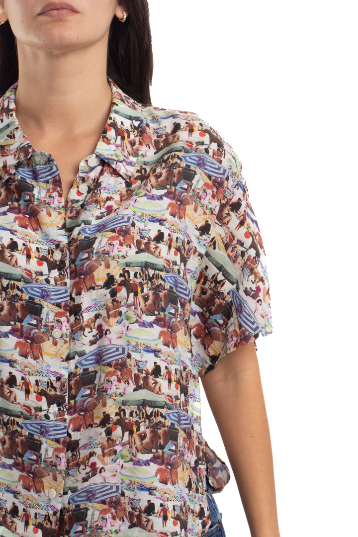 Blusa Bimba y Lola estampado, detalle – ClosetRehab