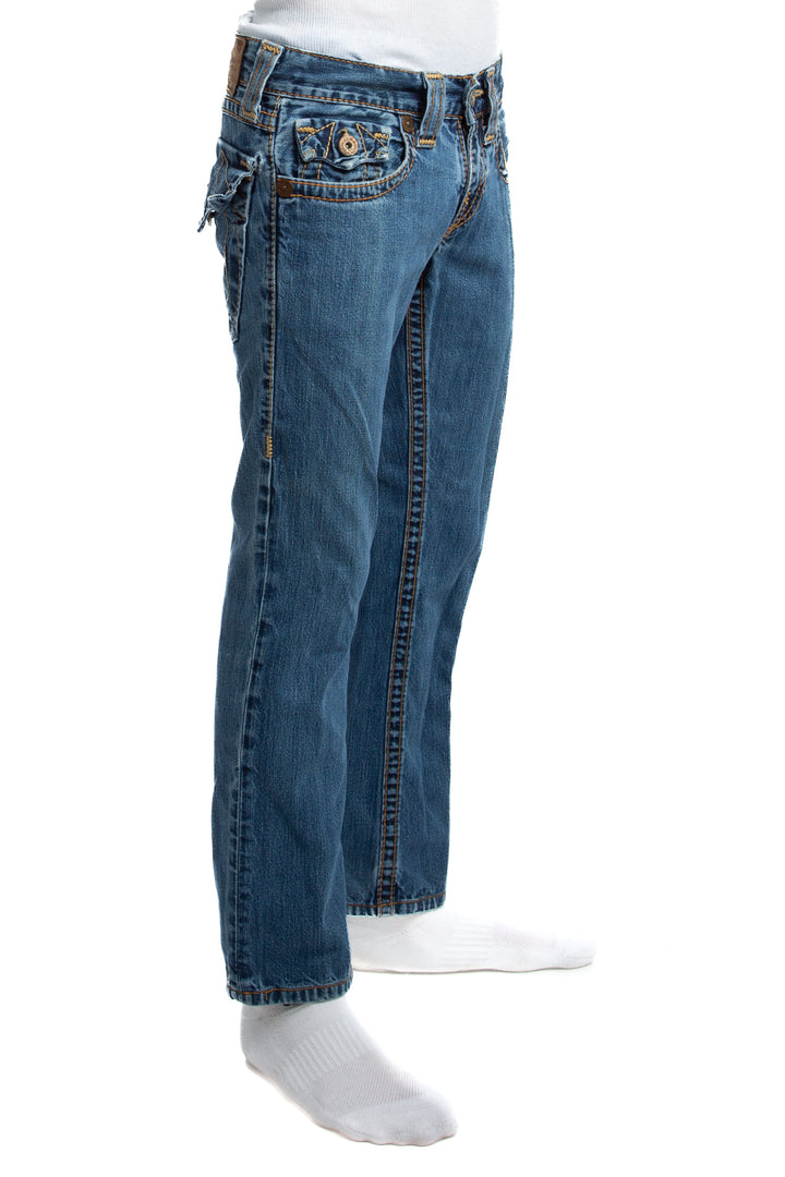 Jeans True Religion azul, vista posterior – ClosetRehab