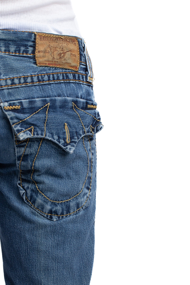 Jeans True Religion azul, detalle 6 – ClosetRehab