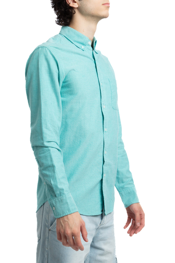 Camisa J.Crew azul, vista posterior – ClosetRehab