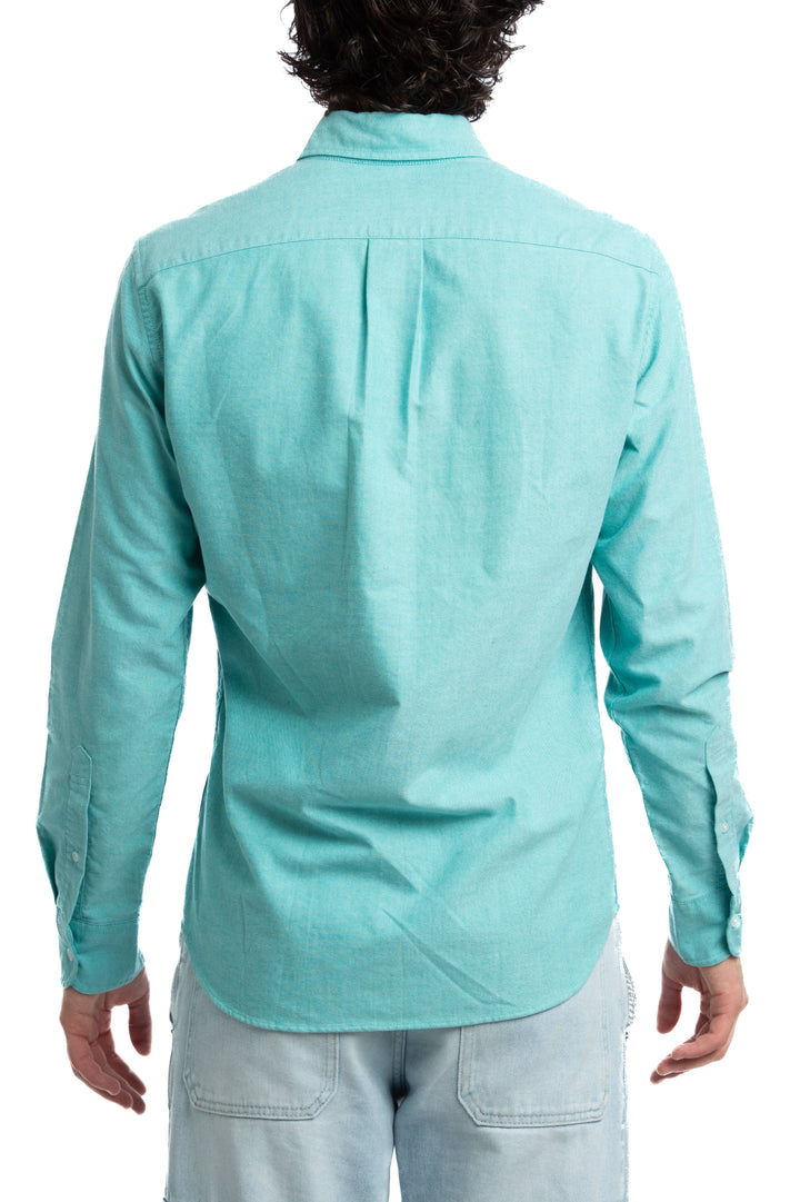 Camisa J.Crew azul, vista lateral – ClosetRehab