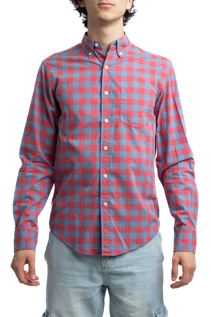 Camisa J.Crew estampado, vista frontal – ClosetRehab