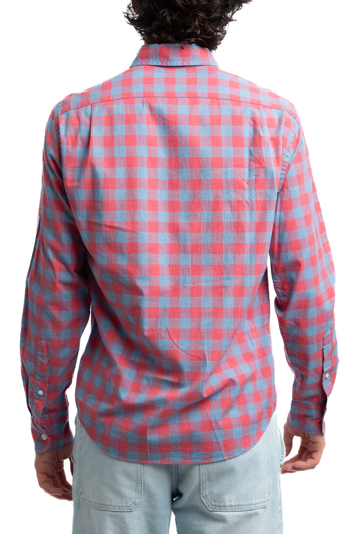 Camisa J.Crew estampado, vista lateral – ClosetRehab