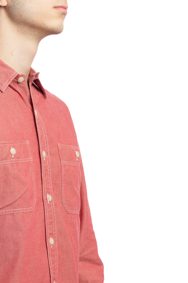 Camisa J.Crew rojo, detalle 5 – ClosetRehab
