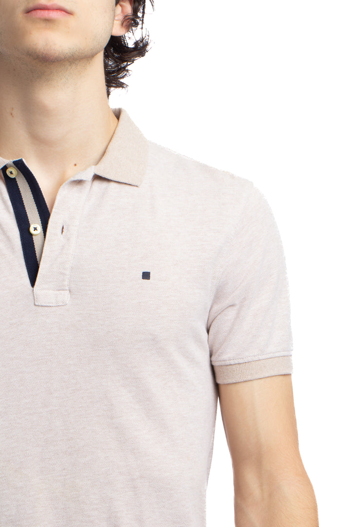Polo Purificacion Garcia beige, detalle – ClosetRehab