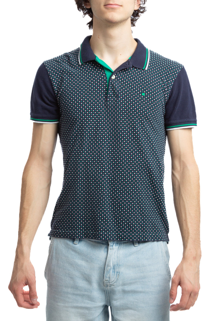 Polo Purificacion Garcia estampado, vista frontal – ClosetRehab