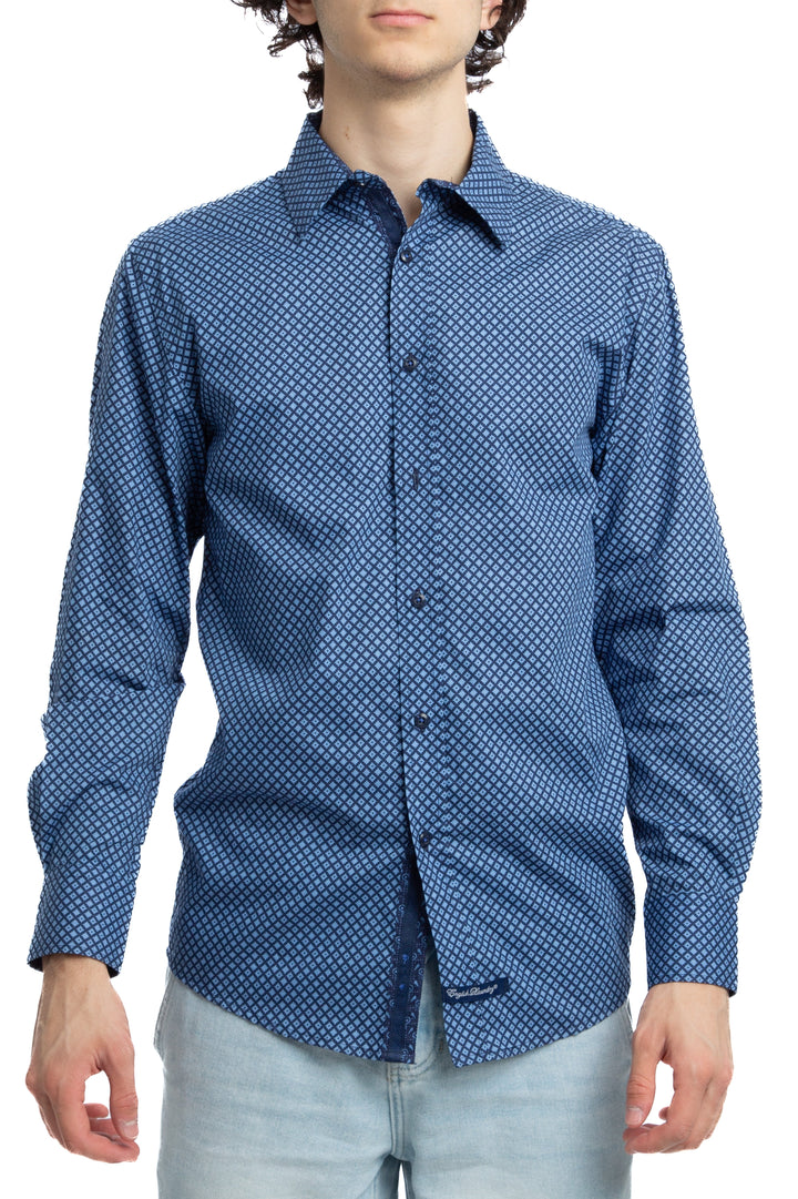 Camisa English Laundry estampado, vista frontal – ClosetRehab