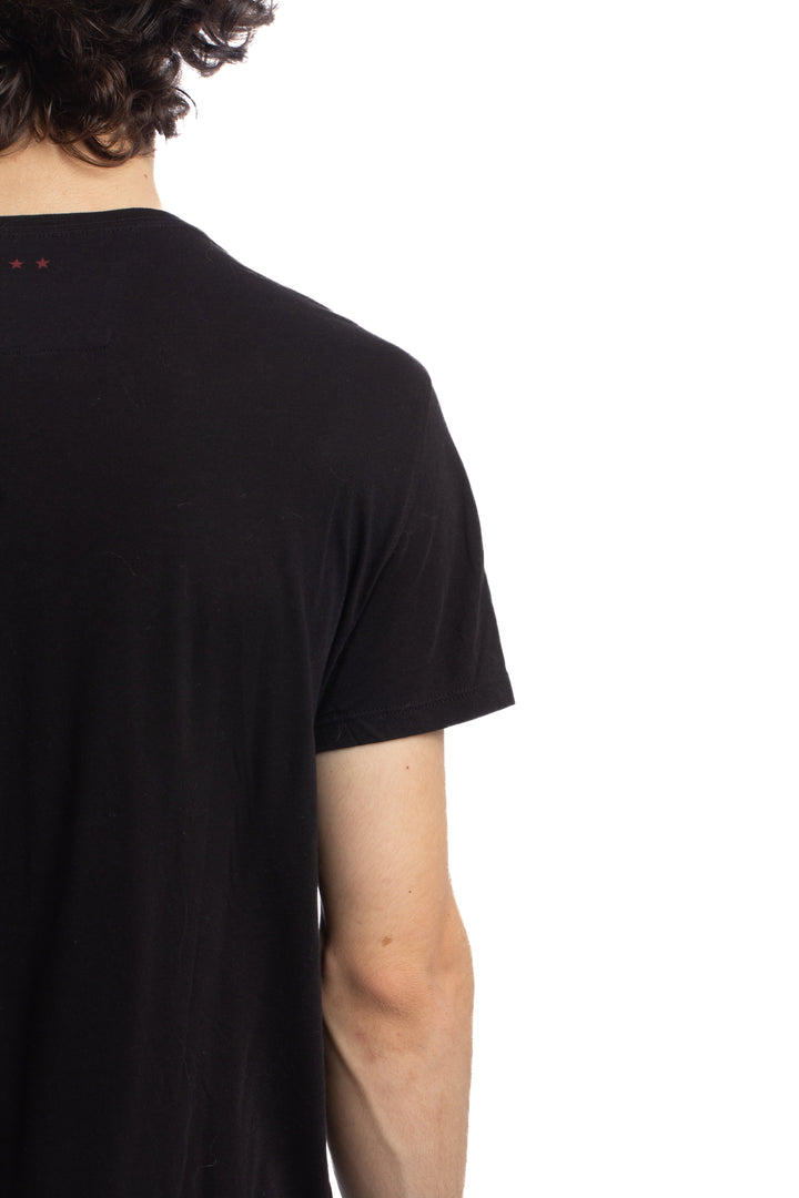 Playera John Varvatos U.S.A negro, detalle 6 – ClosetRehab