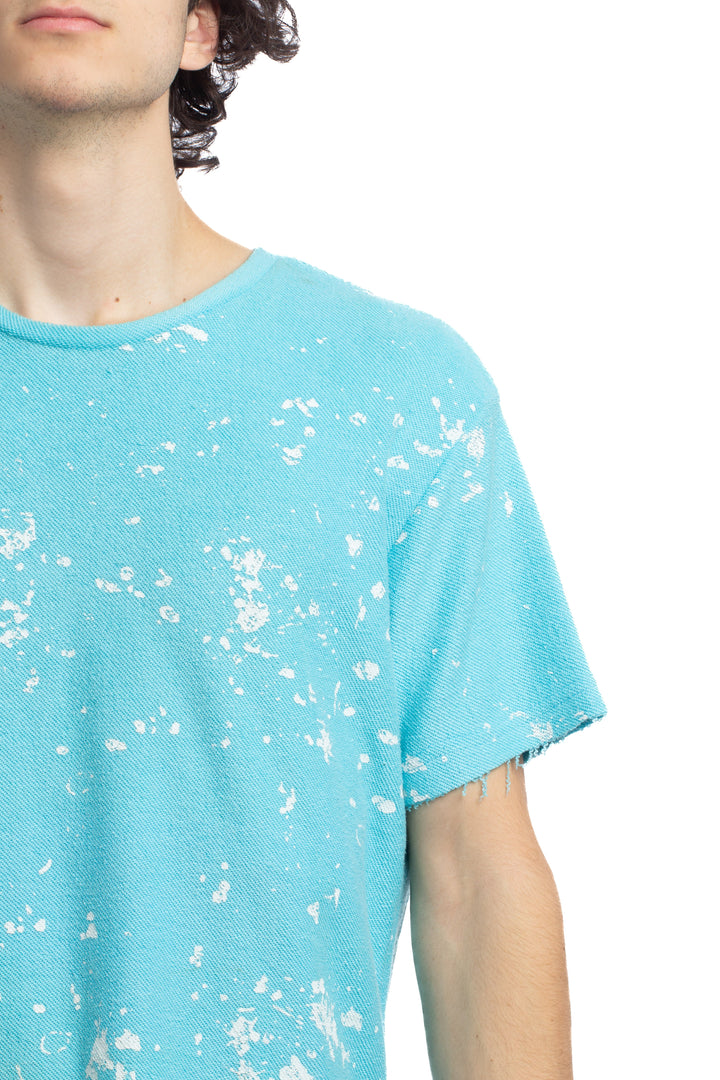 Camiseta American Stitch azul, detalle – ClosetRehab