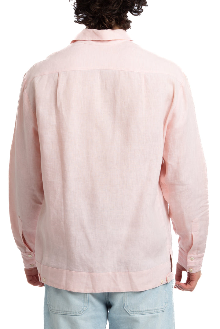 Camisa Apres rosa, vista lateral – ClosetRehab