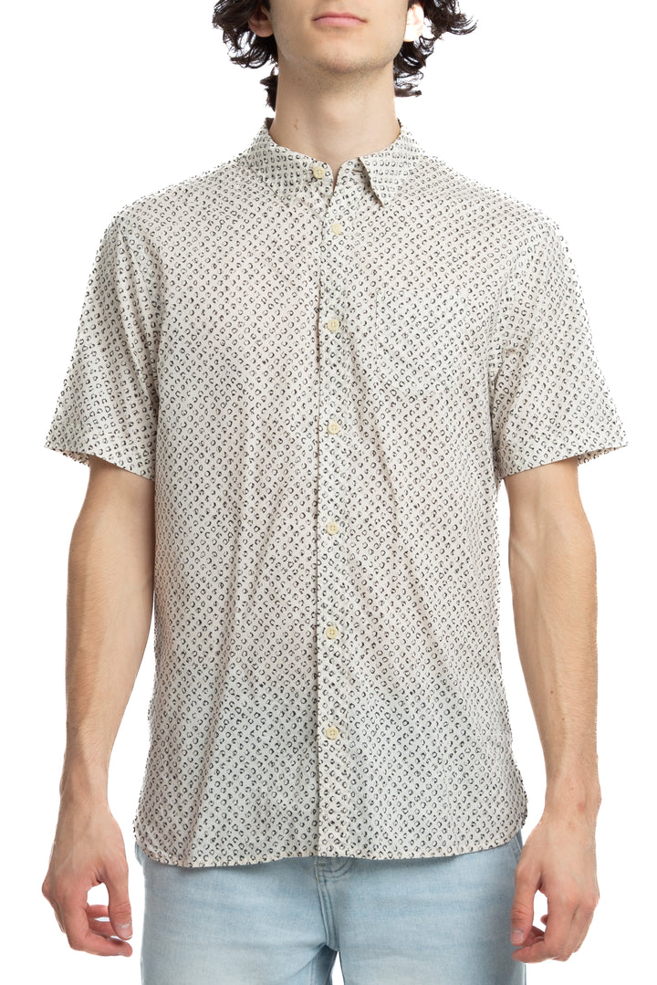 Camisa All Saints estampado, vista frontal – ClosetRehab
