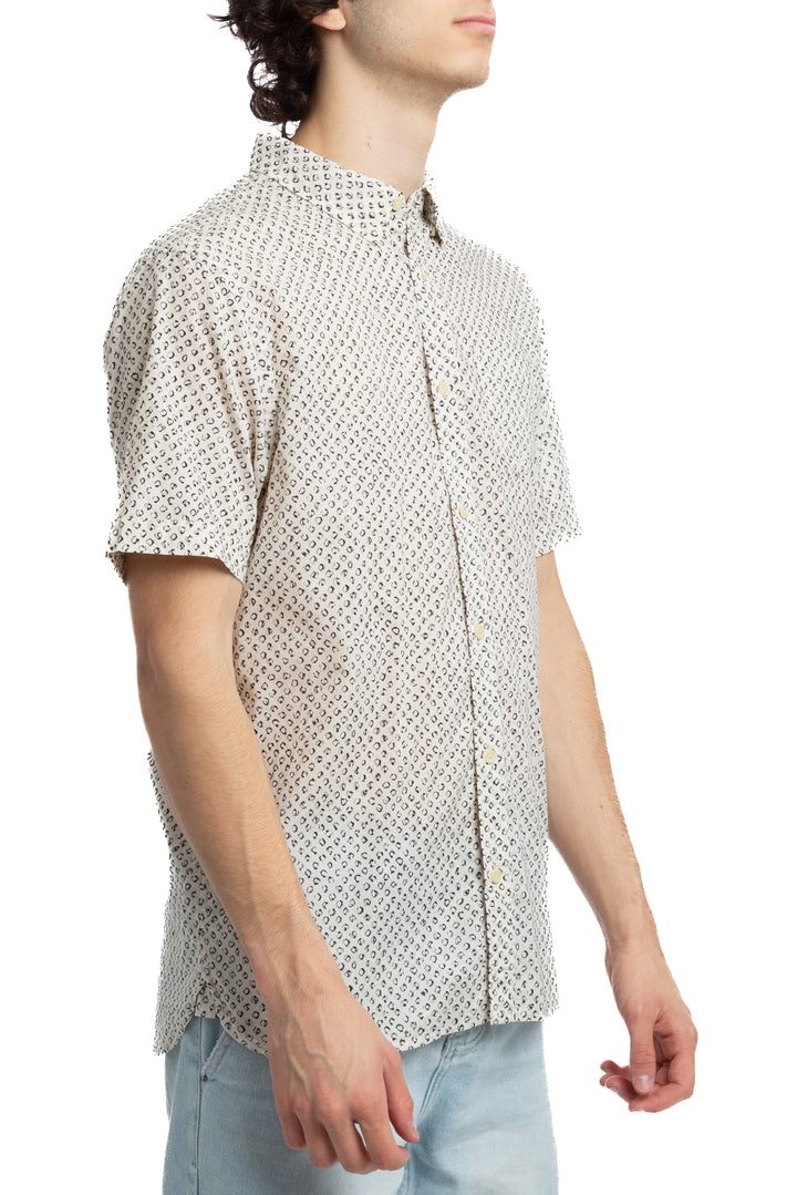 Camisa All Saints estampado, vista posterior – ClosetRehab