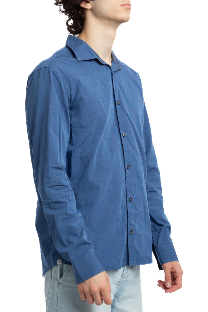Camisa Michael Kors azul, vista posterior – ClosetRehab