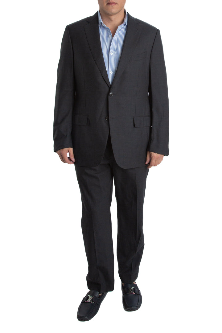 Traje Ermenegildo Zegna gris, vista frontal – ClosetRehab
