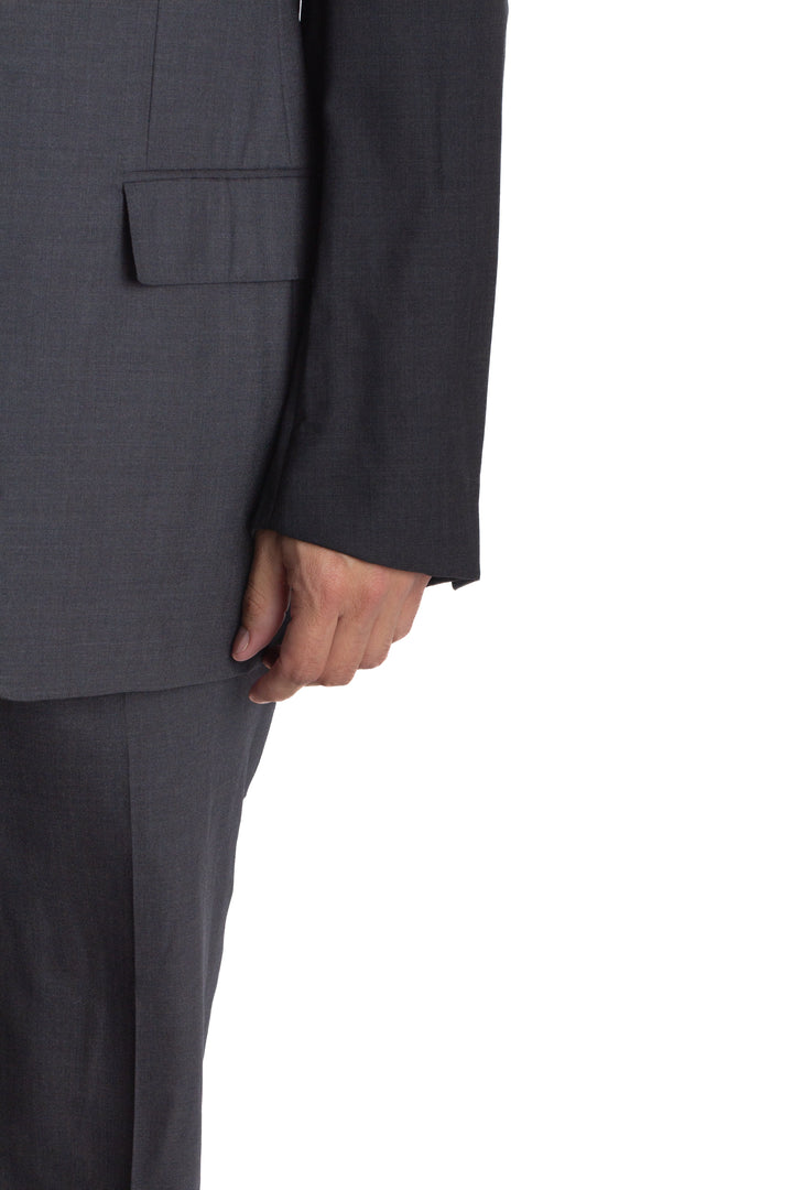 Traje Ermenegildo Zegna gris, detalle – ClosetRehab