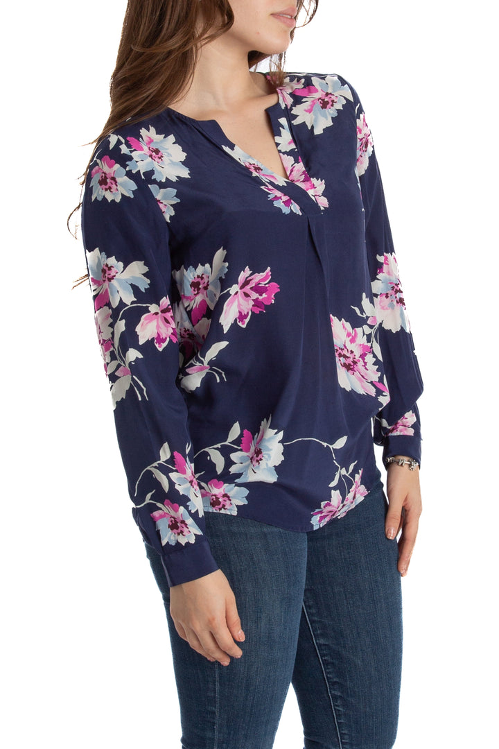 Blusa Joie azul marino, vista posterior – ClosetRehab