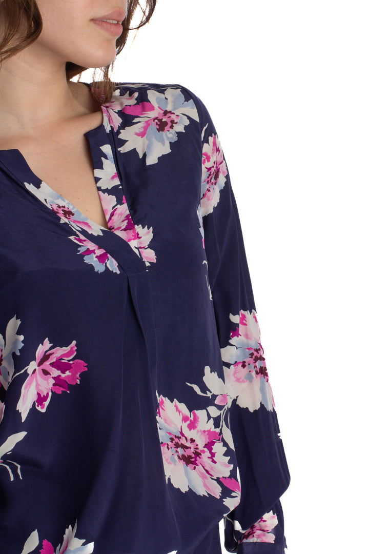 Blusa Joie azul marino, detalle 5 – ClosetRehab
