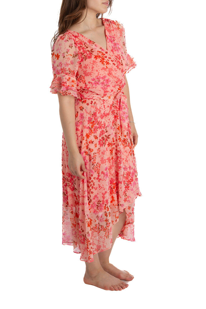 Vestido DKNY rosa, vista posterior – ClosetRehab