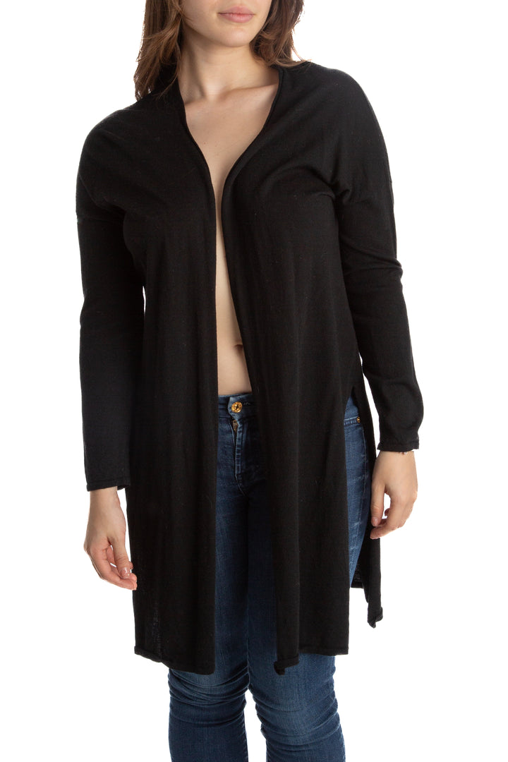 Suéter Ambrosi negro, vista frontal – ClosetRehab