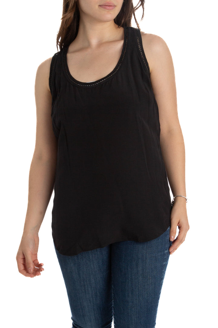 Blusa Joie negro, vista frontal – ClosetRehab
