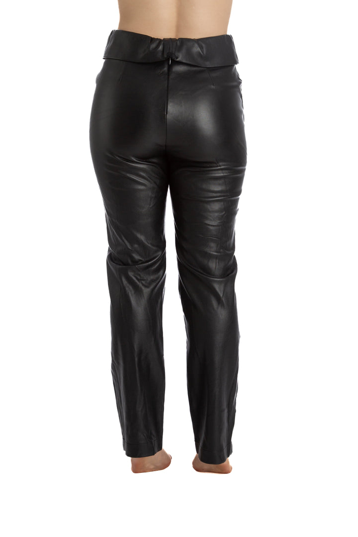 Pantalón Alexie negro, vista lateral – ClosetRehab