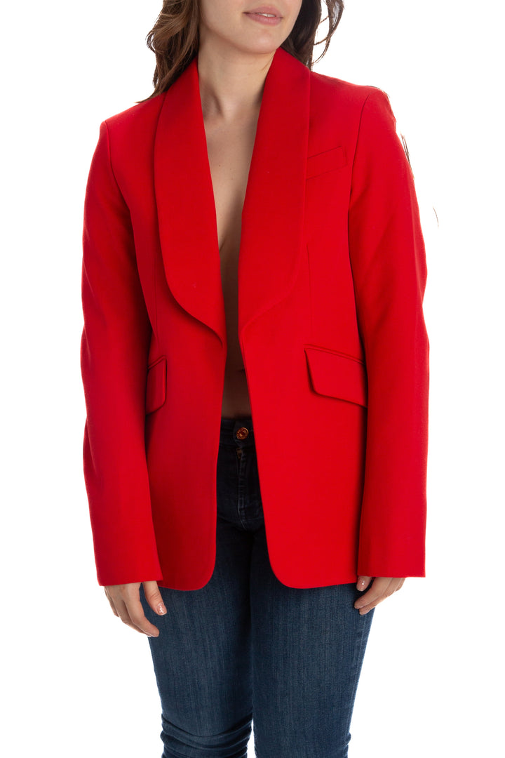 Saco Zadig & Voltaire rojo, vista frontal – ClosetRehab