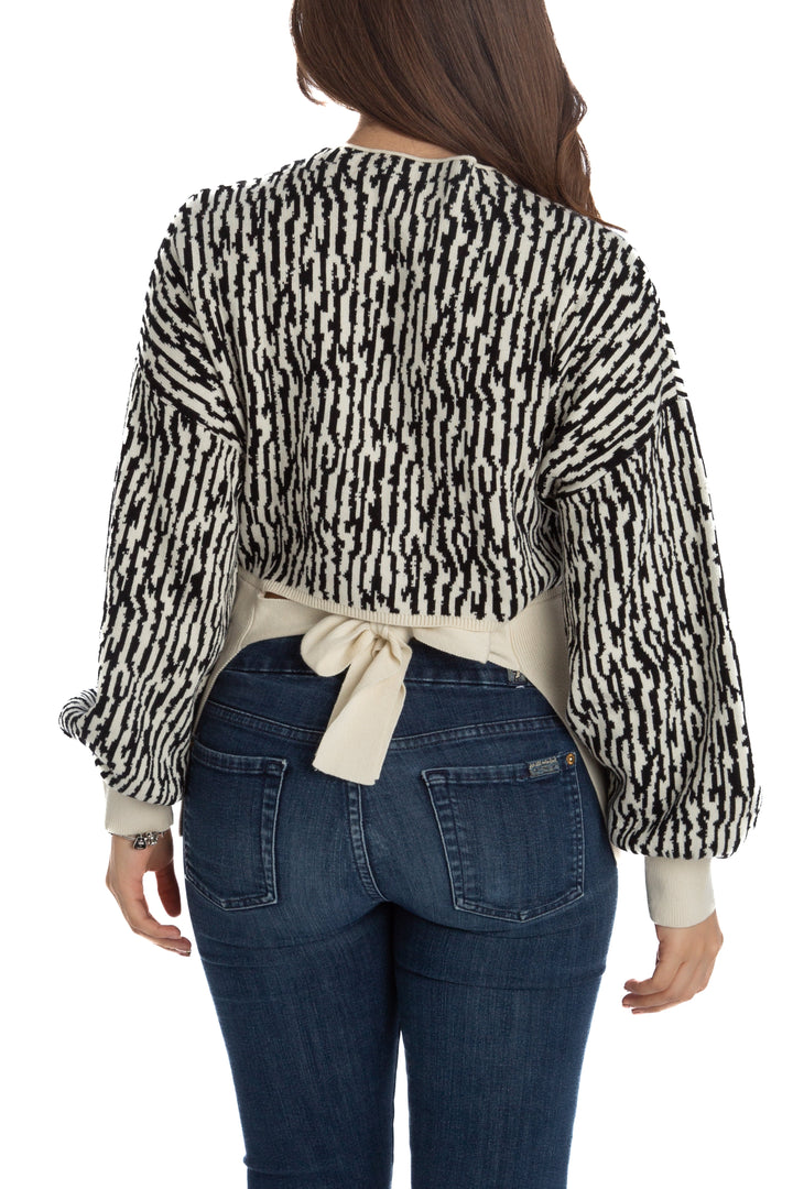 Suéter Open Edition estampado, vista lateral – ClosetRehab