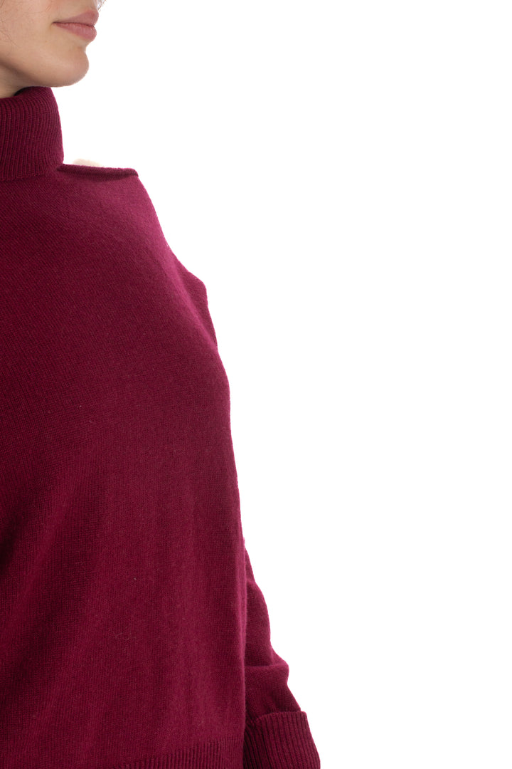 Suéter Paige vino, detalle 5 – ClosetRehab