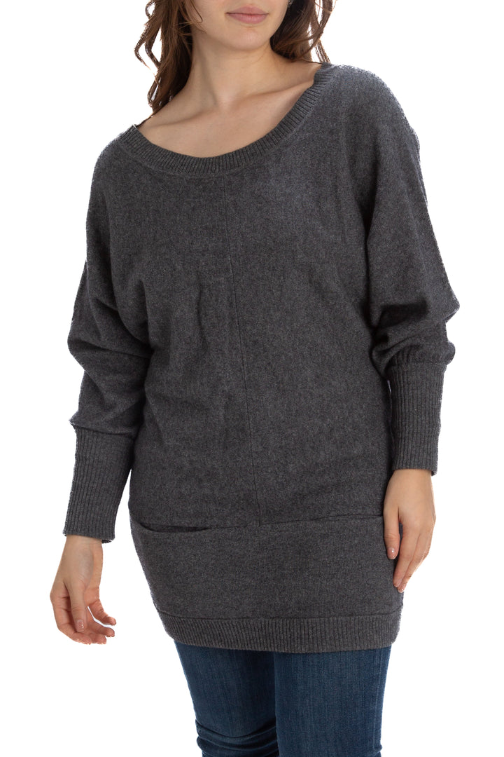 Suéter Juicy Couture gris, vista frontal – ClosetRehab
