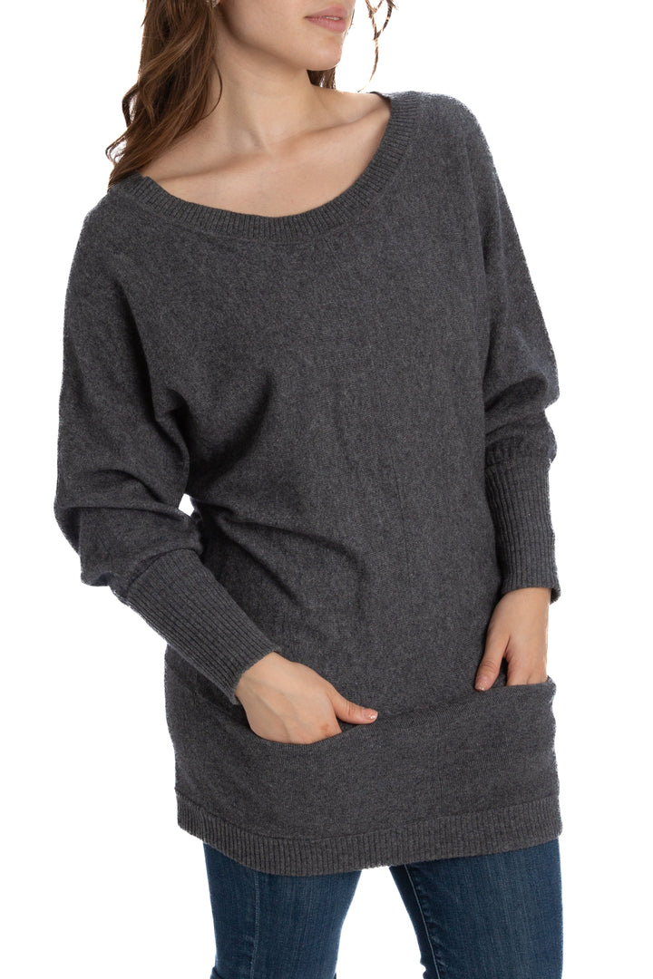 Suéter Juicy Couture gris, vista posterior – ClosetRehab
