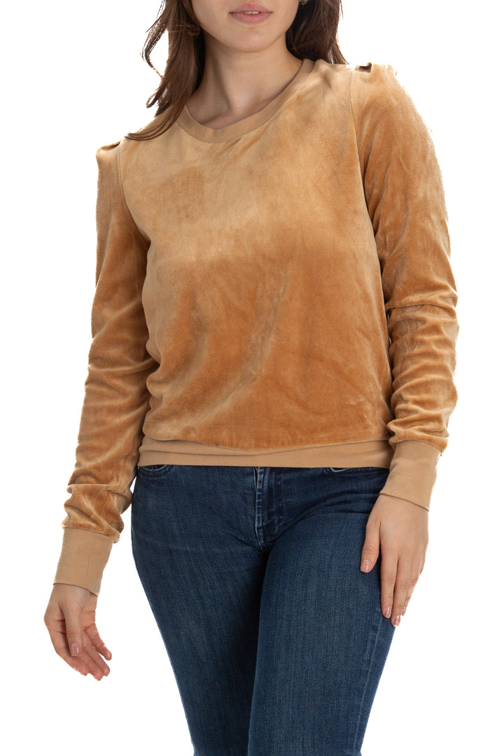 Suéter Juicy Couture café, vista frontal – ClosetRehab