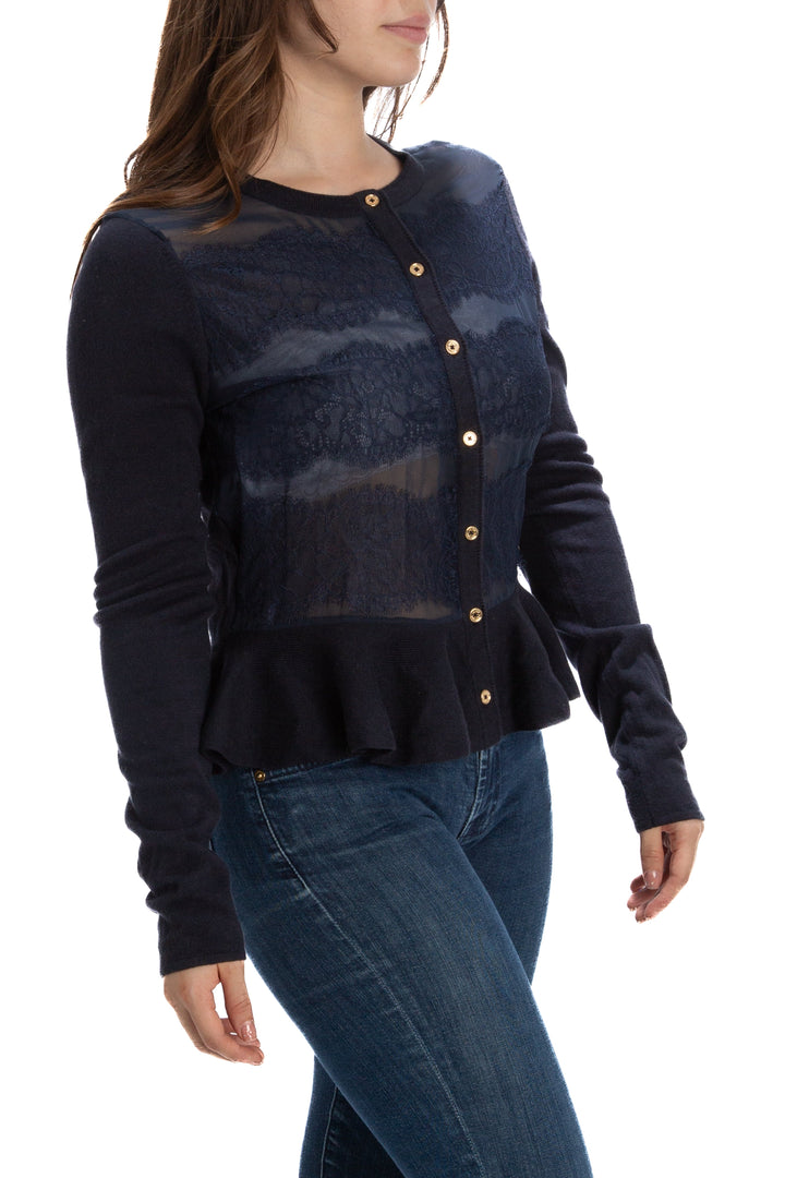 Suéter Juicy Couture azul, vista posterior – ClosetRehab