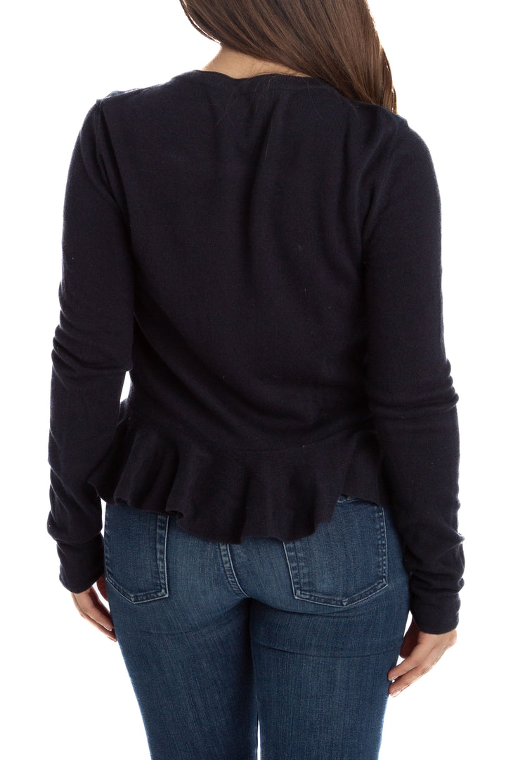 Suéter Juicy Couture azul, vista lateral – ClosetRehab