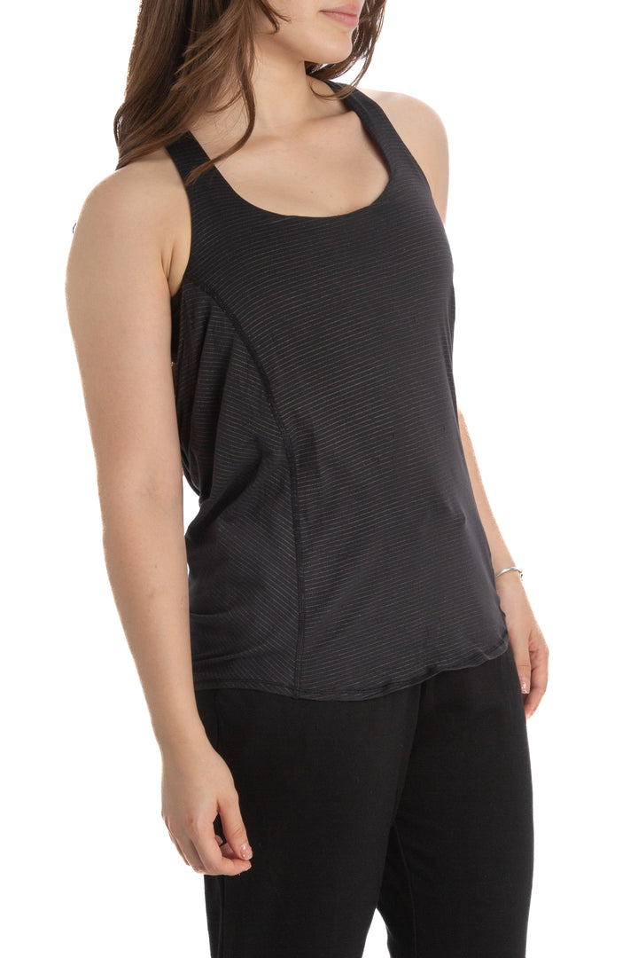 Blusa Lululemon negro, vista posterior – ClosetRehab
