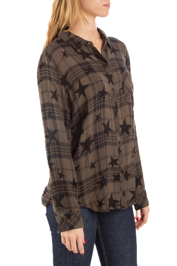 Blusa Rails estampado, vista posterior – ClosetRehab