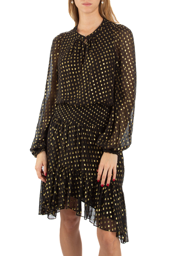 Vestido A.L.C . negro, vista frontal – ClosetRehab