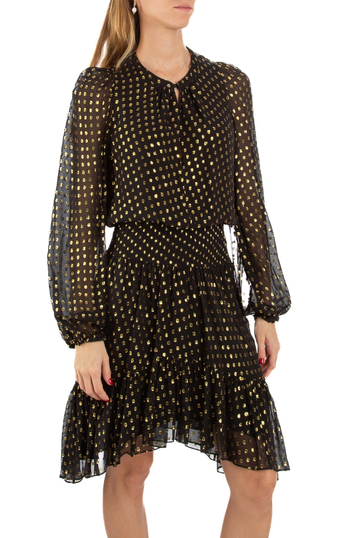 Vestido A.L.C . negro, vista posterior – ClosetRehab