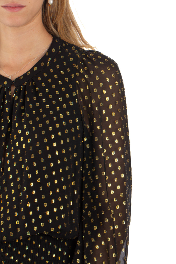 Vestido A.L.C . negro, detalle – ClosetRehab