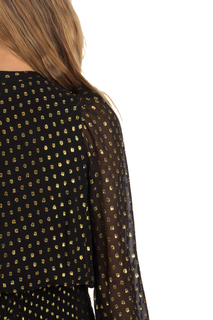 Vestido A.L.C . negro, detalle 6 – ClosetRehab