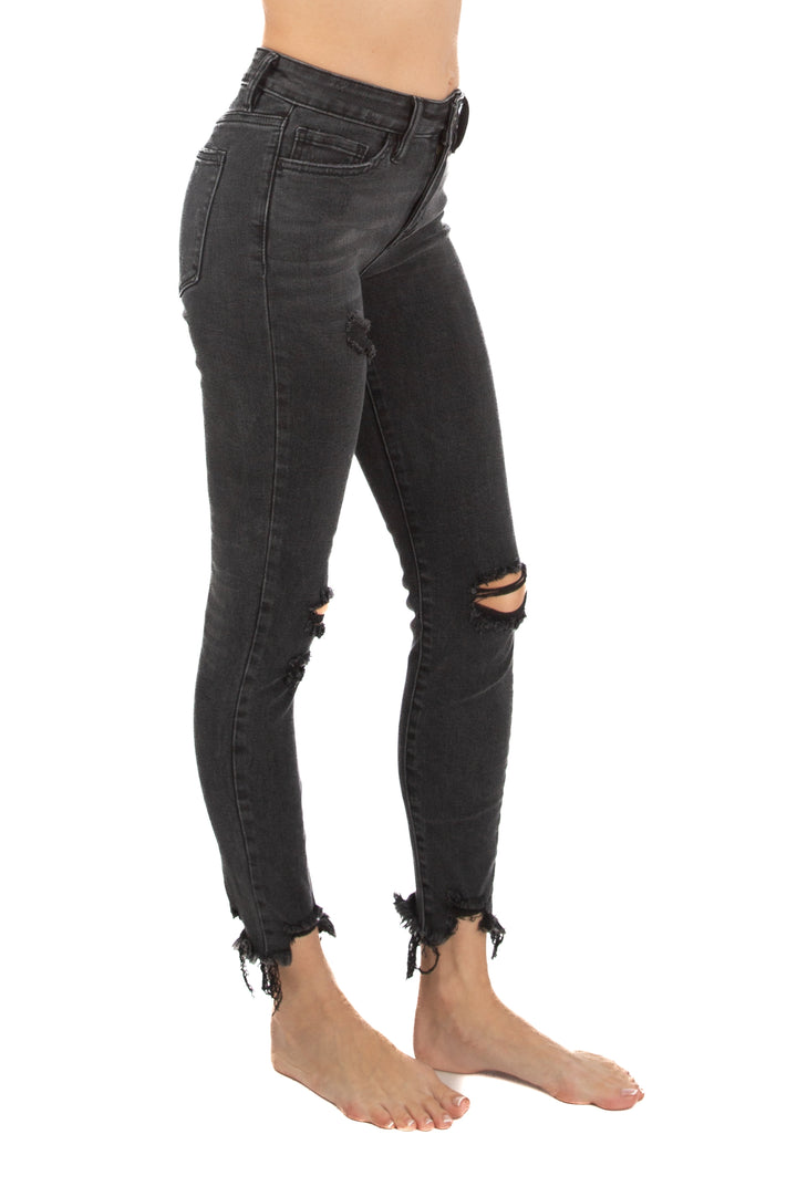 Jeans Vervet negro, vista posterior – ClosetRehab