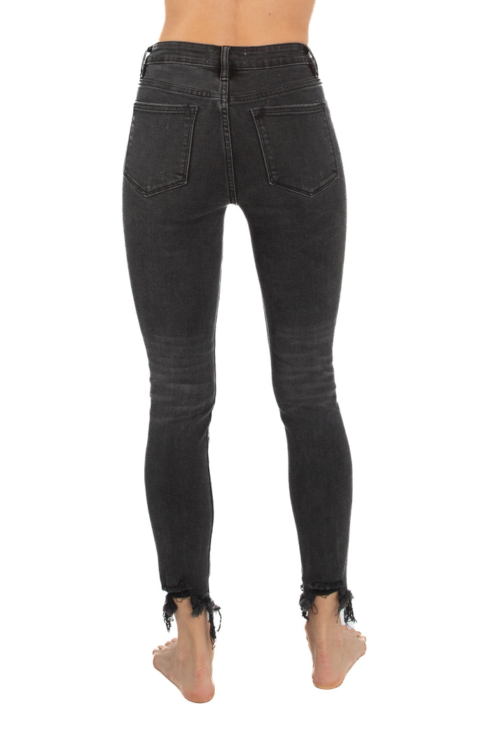 Jeans Vervet negro, vista lateral – ClosetRehab
