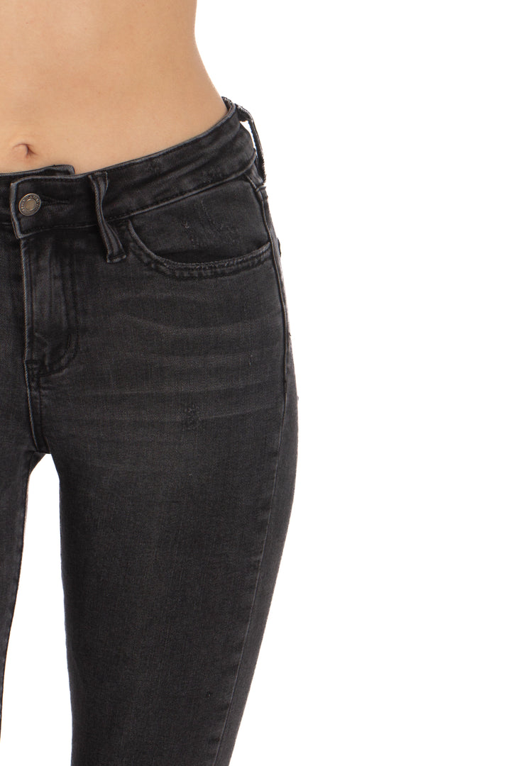 Jeans Vervet negro, detalle – ClosetRehab
